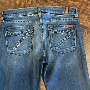 7 for All Man Kind wide leg jeans bundle